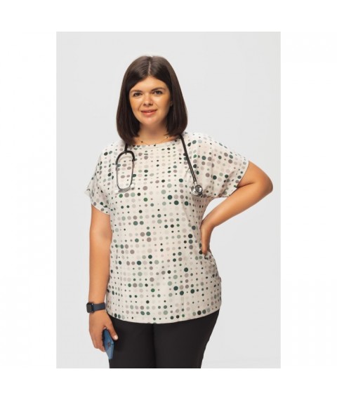 Medical jacket Silvia Moloko - Colored peas S