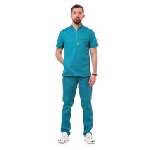 Medical suit Rome Sea wave-stitch mint 58