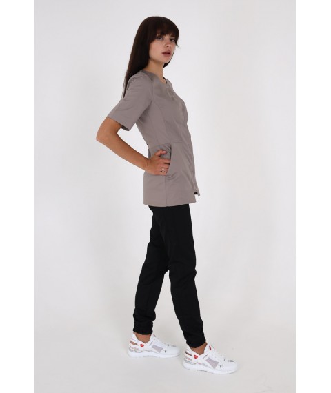 Medical jacket Jurmala Dark-cappuccino 42