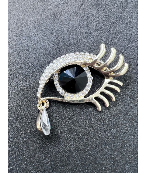 Medical jewelry (black eye) gold
