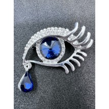 Бижутерия медицинская (глаз синий) серебро