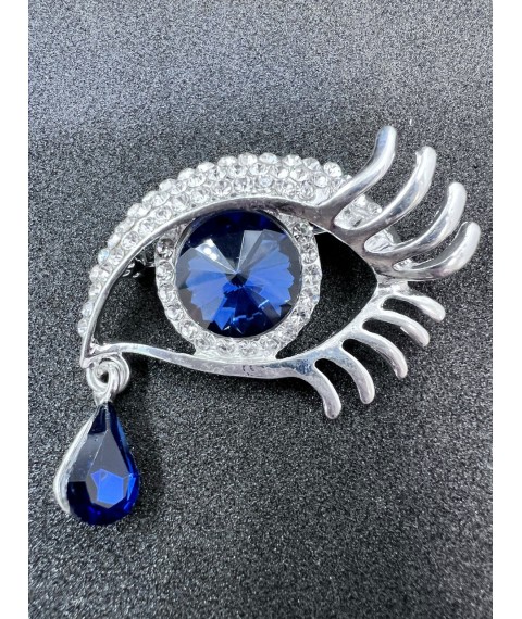 Medical jewelry (blue eye) silver