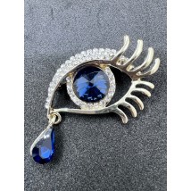 Medical jewelry (blue eye) gold