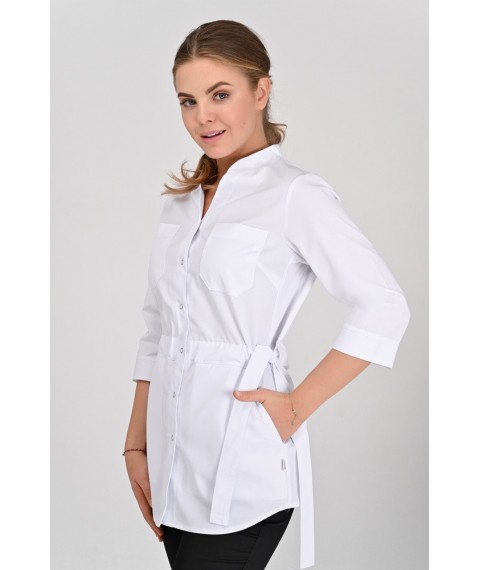 Medical jacket Normandy 3/4, White 48