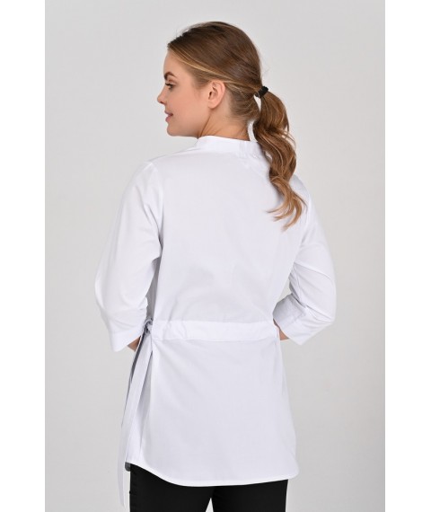 Medical jacket Normandy 3/4, White 48