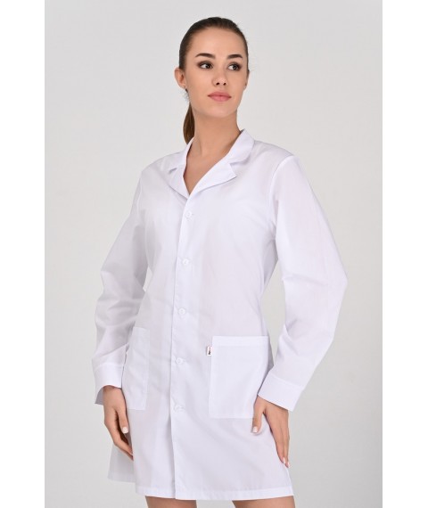 Medical gown School White (button) 48