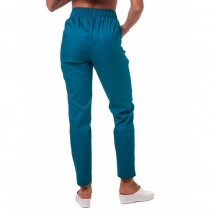 Women's medical pants 7/8, Sea wave 48