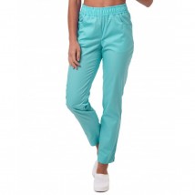 Women's medical pants 7/8, Mint 54