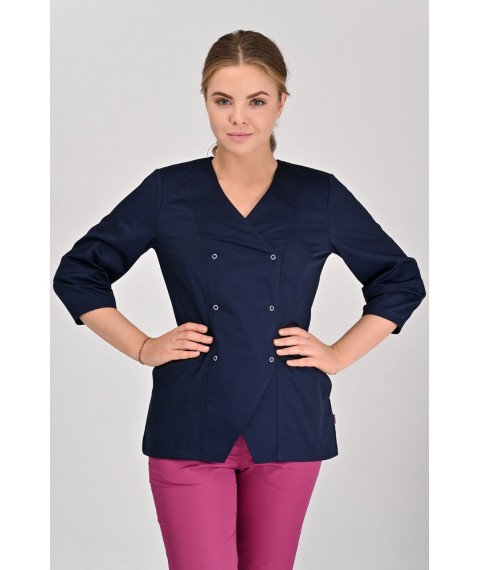 Medical jacket Tuscany 3/4, Dark blue 46