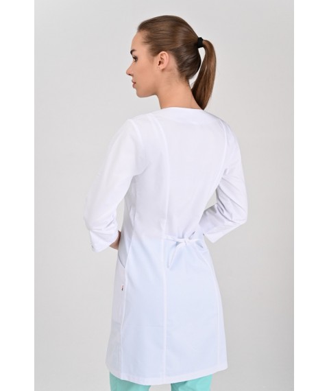Women's medical gown Varna White 3/4 58