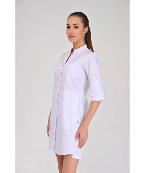 Women's medical gown Nevada White, 3/4 42