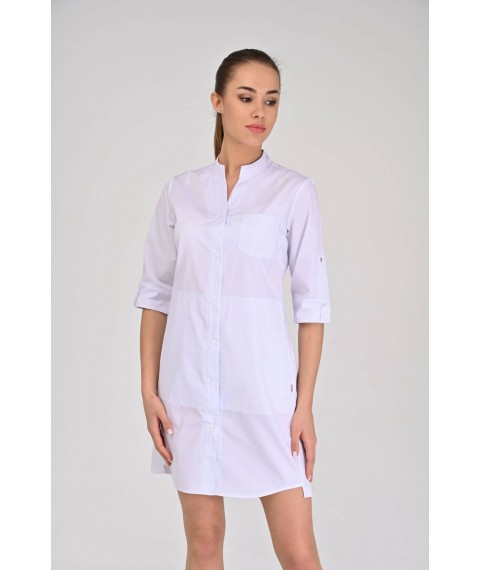 Women's medical gown Nevada White, 3/4 52