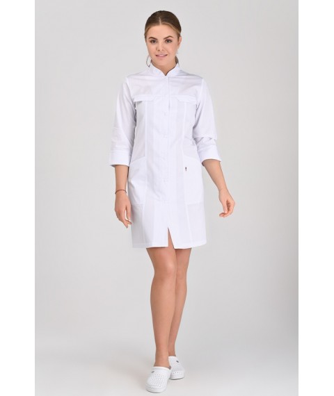 Women's medical gown Beijing White, 3/4 54