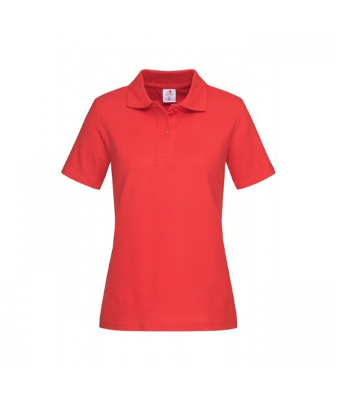 T-shirt Polo Women, Red L
