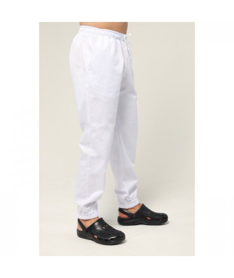 Men's medical pants Jackson, White 44