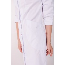 Medical gown Arizona White (red button) 3/4 46