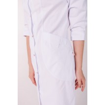 Medical gown Arizona White (red button) 3/4 48