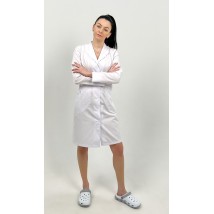 Medical gown Arizona White DR (white button), Long sleeve 44