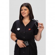 Medical thin gown Salamanca, Black 50