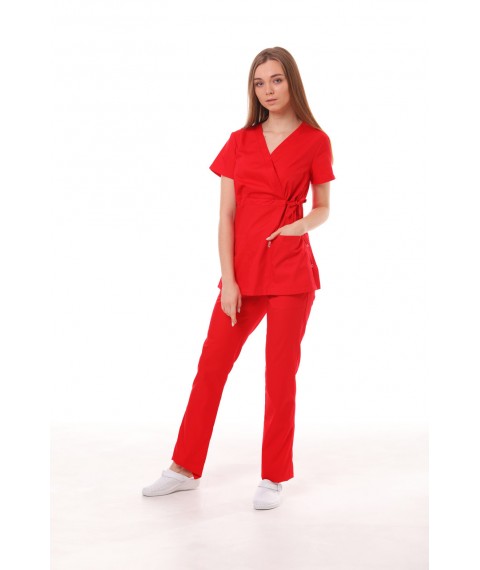 Медицинский костюм Манила, Красный 46