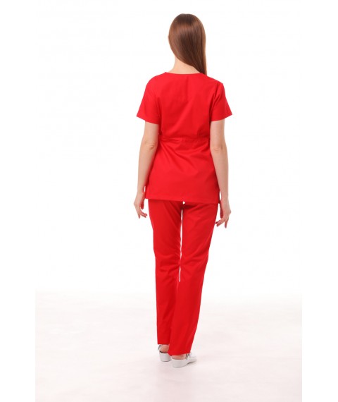 Медицинский костюм Манила, Красный 46
