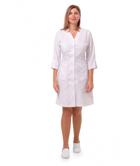 Medical gown Genoa White 3/4 50