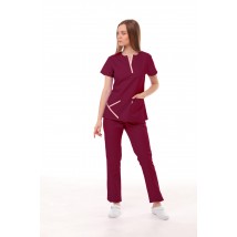 Medical suit Turin Bordeaux powder 64