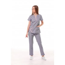 Medical suit Turin Light Grey/Powder 44