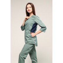 Medical suit Celeste, Olive/dark blue 3/4 54