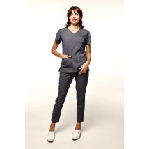 Medical stretch suit Ankara, graphite 44