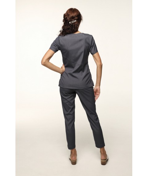 Medical stretch suit Ankara, graphite 48