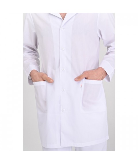 Medical gown School White (button) 44