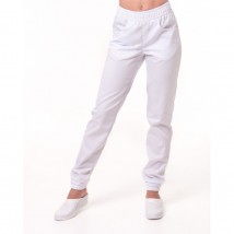 Медицинские штаны Парма женские, Белые 54, Белый