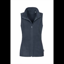 Women's fleece vest, Dark blue