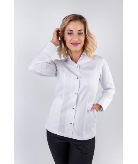 Medical jacket Dominica, White 44