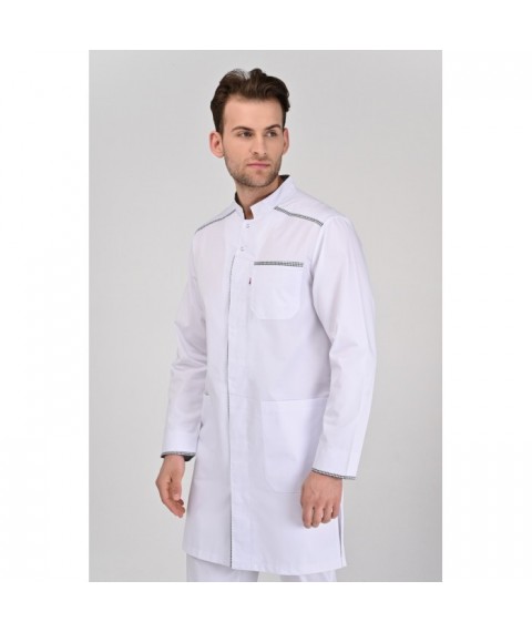 Medical gown Oslo White-gray checkered 62