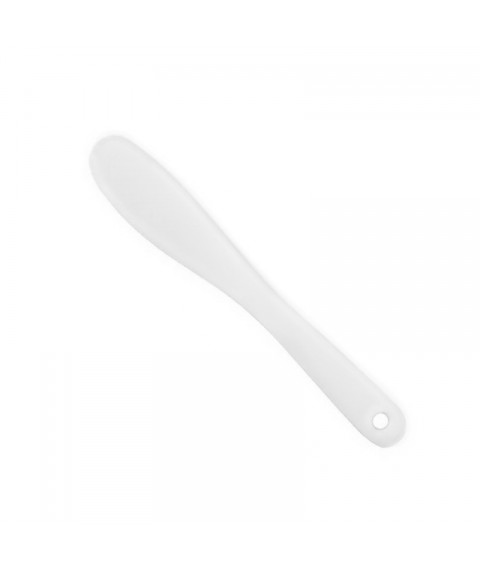 Large plastic spatula for cosmetologist