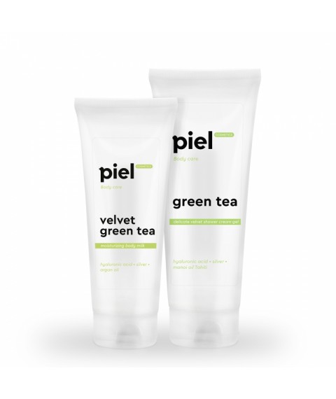 Complex “Velvet Green Tea. Cleansing and caring for body skin"