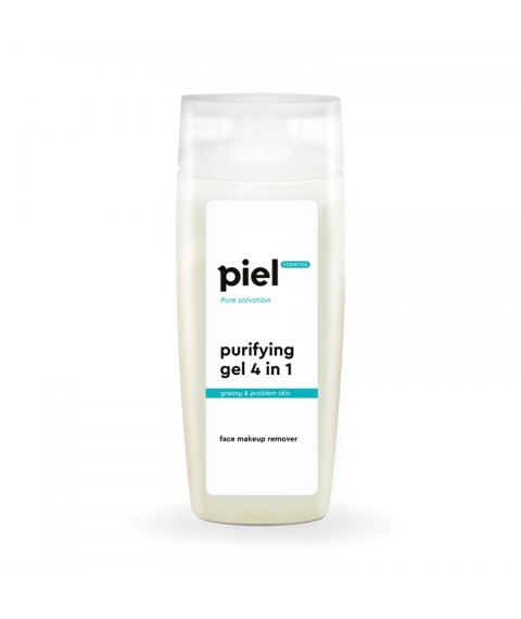 Purifying Gel 4 in 1 Makeup remover gel for washing problem skin