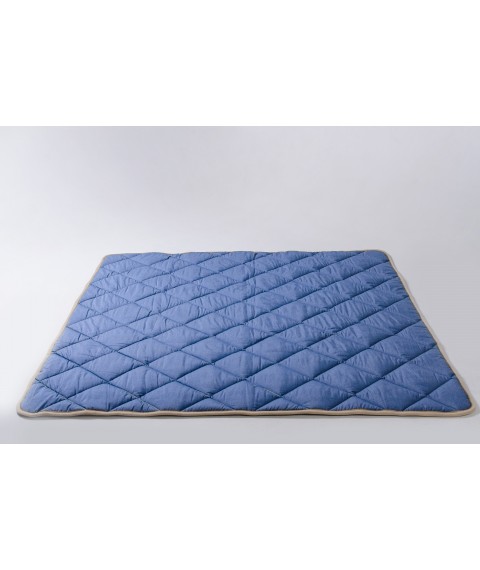 Blanket Goodnight.Store All-season: 180x200 cm color Blue / White in stripes