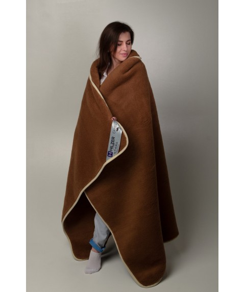 HILZER blanket (CAMEL) - Especially warm size 100x140