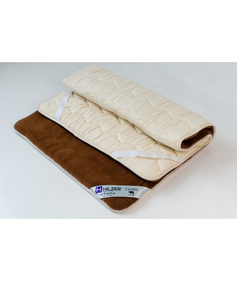Mattress cover HILZER (CAMEL) - with an elastic band on the corners, size 180x200 cm