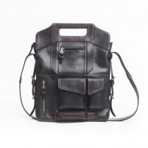 Bag backpack for MacBook Pro 15.4 &Prime; Dublon Megapolis XL Black+Red (949)