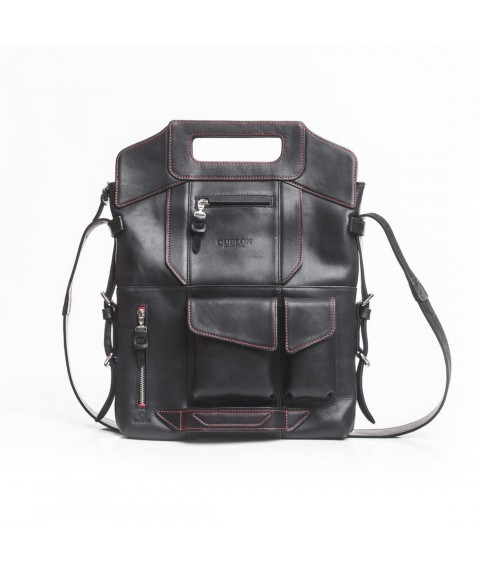 Bag backpack for MacBook Pro 15.4 &Prime; Dublon Megapolis XL Black+Red (949)