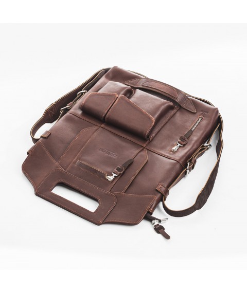 Bag backpack for MacBook Pro 13.3'' Dublon Megapolis Brown (911)