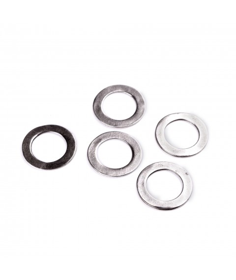 Connector Ring 27 mm, 5 pcs (silver)