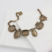 Amphora bracelet, bronze