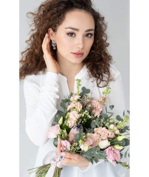 Mallow Earrings Rose 925 Flora