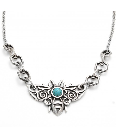 Necklace Bee turquoise