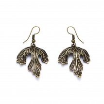 Lovage earrings (antique gold)